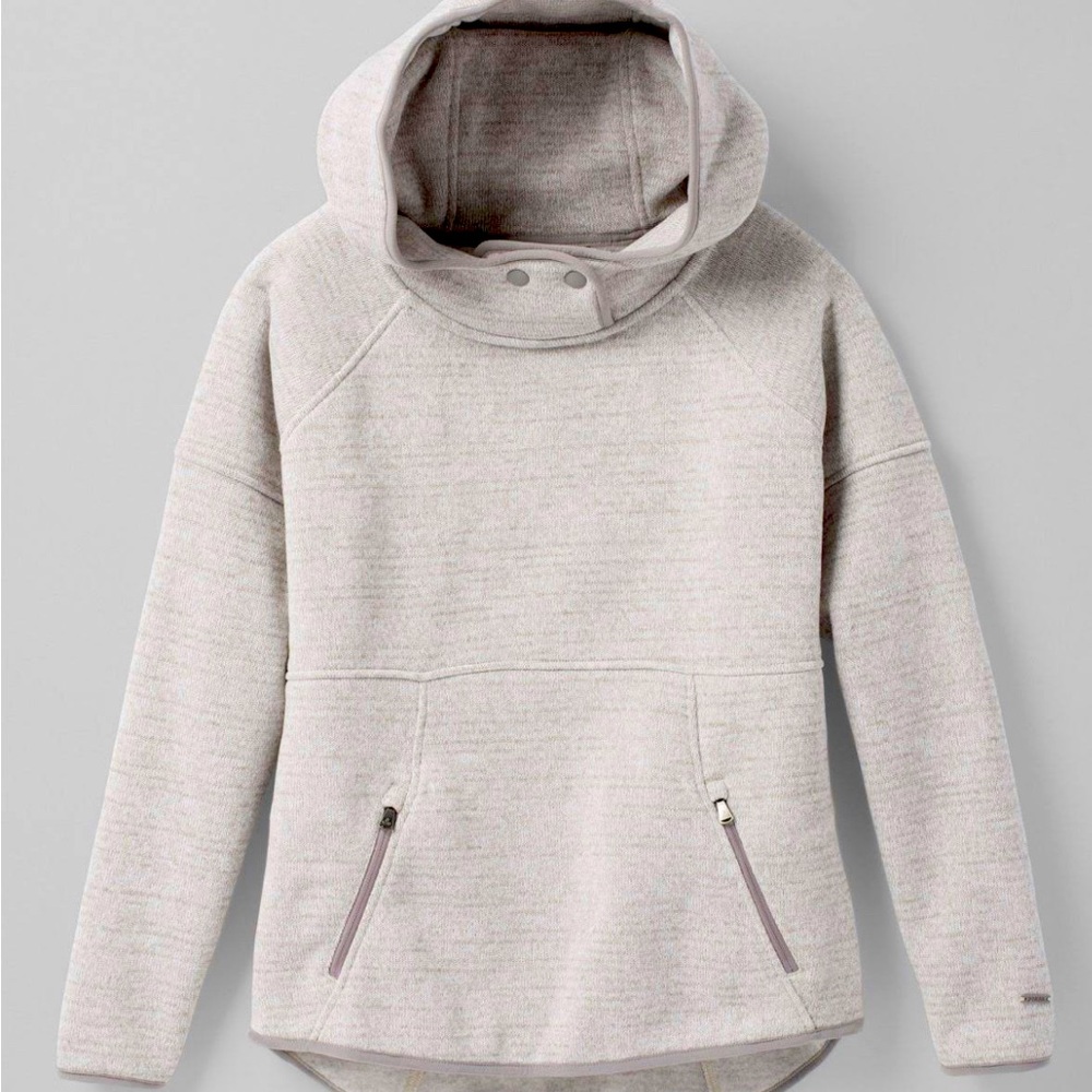 Beige Prana Tri Thermal Threads Pullover.